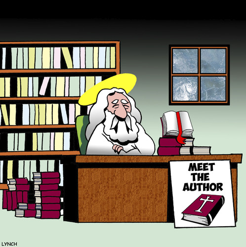 Cartoon: Meet the author (medium) by toons tagged authors,publishing