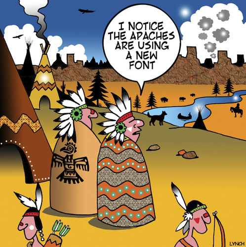Cartoon: New font (medium) by toons tagged fonts,smoke,signals,apaches,american,indian,wild,west,texting,fonts,smoke,signals,apaches,american,indian,wild,west,texting
