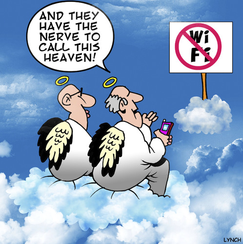 Cartoon: No WI FI (medium) by toons tagged wi,fi,apps,internet,connection,iphone,ipad,mobile,phones,social,media,facebook,google,connectivity
