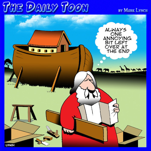 Cartoon: Noahs ark (medium) by toons tagged diy,ikea,furniture,noah,self,assembly,carpenter,diy,ikea,furniture,noah,self,assembly,carpenter