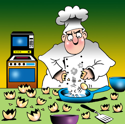 Cartoon: Russian eggs (medium) by toons tagged russian,dolls,eggs,cooking,poultry,chef,cook,kitchen,utensils,food,preparation,tantrum,cakes,baking,microwave