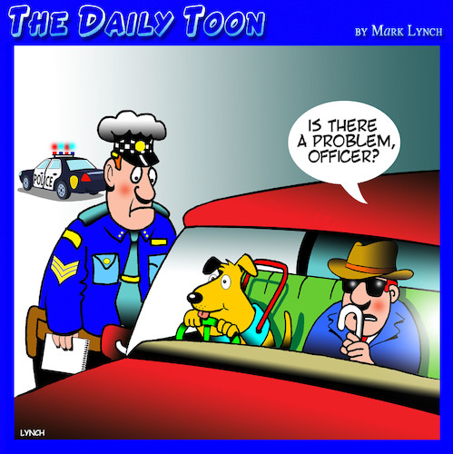 Cartoon: Seeing eye dog (medium) by toons tagged designated,driver,seeing,eye,dog,blind,man,highway,patrol,police,dogs,animals,disadvantaged,designated,driver,seeing,eye,dog,blind,man,highway,patrol,police,dogs,animals,disadvantaged