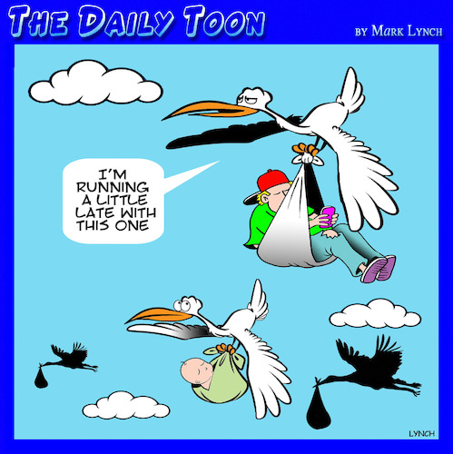 Cartoon: Stork (medium) by toons tagged baby,delivery,pregnant,stork,baby,delivery,pregnant,stork