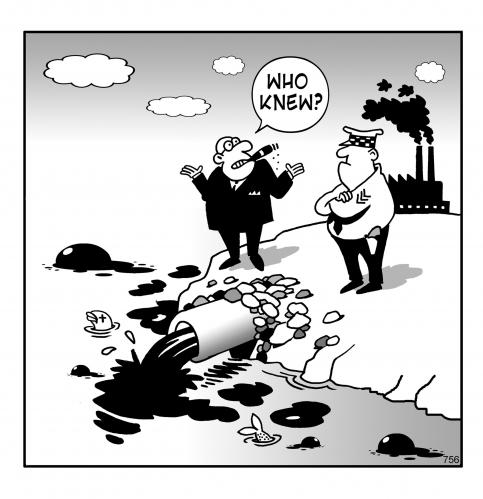 Cartoon: who Knew? (medium) by toons tagged pollution,environment,ecology,greenhouse,gases,earth,day