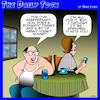 Cartoon: Anniversary (small) by toons tagged anniversaries,hanky,panky,romantic,dinners