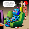 Cartoon: Artificial intelligence (small) by toons tagged ai,artificial,intelligence,robots,machines,robotic
