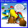 Cartoon: Bear trap (small) by toons tagged bears,kids,playground,vending,machines
