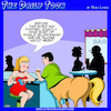 Cartoon: Centaur dating (small) by toons tagged centaurs,part,horse,stable,relationships