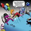Cartoon: Complicated (small) by toons tagged update,facebook,relationship,status,orgy