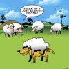 Cartoon: Cross dresser (small) by toons tagged wolf,in,sheeps,clothing,gay,drag,queen,cross,dressing,sheep,animals