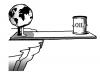 Cartoon: earth vs oil (small) by toons tagged oil environment ecology greenhouse gases pollution earth day