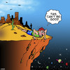 Cartoon: End of the line (small) by toons tagged lost,in,the,desert,universe