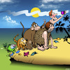 Cartoon: Evolution selfie (small) by toons tagged evolution,creationism,charles,darwin,selfie,apes,animals,in,the,beginning