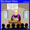 Cartoon: Fact checkers (small) by toons tagged church,sermon
