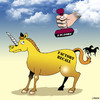 Cartoon: factory recall (small) by toons tagged unicorns,factory,recall,faulty,returns