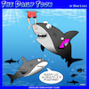 Cartoon: Feeding frenzy (small) by toons tagged photographing,your,food,sharks,selfie
