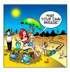 Cartoon: find your own mirage (small) by toons tagged mirage,desert,island,wine,beauty,queens,waiters,champagne,optical,illusion,selfish