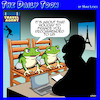 Cartoon: Frogs legs (small) by toons tagged france,french,holiday,frogs,menu,food