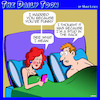 Cartoon: Funny husband (small) by toons tagged stud,in,bed