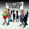 Cartoon: Gay marriage (small) by toons tagged gay,marriage,wedding,planners,divorce,lawyers,mardi,gras,protest,march