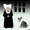Cartoon: Glad to see you (small) by toons tagged nuns,dogs,habit,neutered,dog,vet,animals
