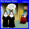 Cartoon: Glass ceiling (small) by toons tagged nuns,priests,no,women,allowed,the,church