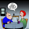 Cartoon: Idiot (small) by toons tagged smart,phones,mobile,phone,iphone,ipad,computer