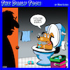 Cartoon: Jacuzzi (small) by toons tagged dogs,jacuzzi,mans,best,friend,beer,bad,toilet,animals
