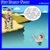 Cartoon: Lifeguard (small) by toons tagged drowning,call,hold,waving
