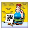 Cartoon: nose job (small) by toons tagged cosmetic,surgery,botox,collegen,nose,job,plastic,surgeon,medical,doctor