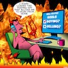 Cartoon: Online trading (small) by toons tagged sell,your,soul,online,trading,apps,devil,hell,stock,market,trades