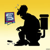 Cartoon: Paperless society (small) by toons tagged ipads,toilet,paper,paperless,society,newspapers