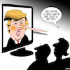Cartoon: Pinocchio (small) by toons tagged trump,lies,speech,3d,tv,growing,nose