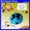Cartoon: Planet earth (small) by toons tagged pollution,climate,change,global,warming,human,stain