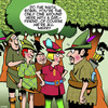 Cartoon: Robin and his very merry men (small) by toons tagged gay,robin,hood,merry,men,sherwood,forest,coming,out,maid,marion