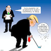 Cartoon: Second opinion (small) by toons tagged trump,global,warming,climate,change,golf,second,opinions,science