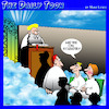 Cartoon: Standby (small) by toons tagged heaven,standby,passengers,afterlife