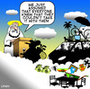 Cartoon: take it with you (small) by toons tagged heaven,material,items,god,religion,can,take,it,with,you,cars,household,golf,death,afterlife,st,peter,angels