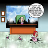 Cartoon: The glass ceiling (small) by toons tagged the,glass,ceiling,woman,employees,female,promotion,discrimination