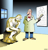 Cartoon: The Thinker needs glasses (small) by toons tagged optometrist optometry glasses the thinker