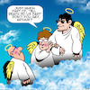 Cartoon: till death do we part (small) by toons tagged heaven afterlife till death do we part handsome stud angels
