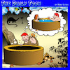 Cartoon: Wheely good idea (small) by toons tagged inventing,the,wheel,prehistoric,man,hot,tub