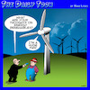 Cartoon: Wind farm (small) by toons tagged renewable,energy,wind,turbines,farms,fans