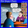Cartoon: Wine drinkers (small) by toons tagged wine,shop