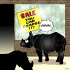 Cartoon: You can charge it (small) by toons tagged rhino,consumer,sale,credit,cards