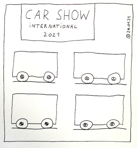 Cartoon: Car Show (medium) by Müller tagged car,carshow,auto