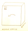 Cartoon: Asshole Service (small) by Müller tagged amazon,asshole,service