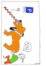 Cartoon: Böser Hund (small) by Müller tagged hund,hundeparkplatz,einkaufmithund