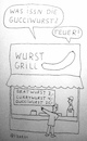 Cartoon: GUCCIWURST (small) by Müller tagged gucci,bratwurst,currywurst,wurst,teuer,grill
