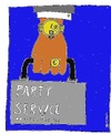 Cartoon: Party-Service (small) by Müller tagged party,partyservice,drogen,drugs,kokain,cocain,illegal